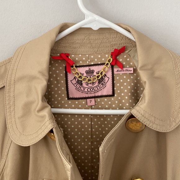 Juicy Couture Trench Coat | P / XS - Picture 2 of 3